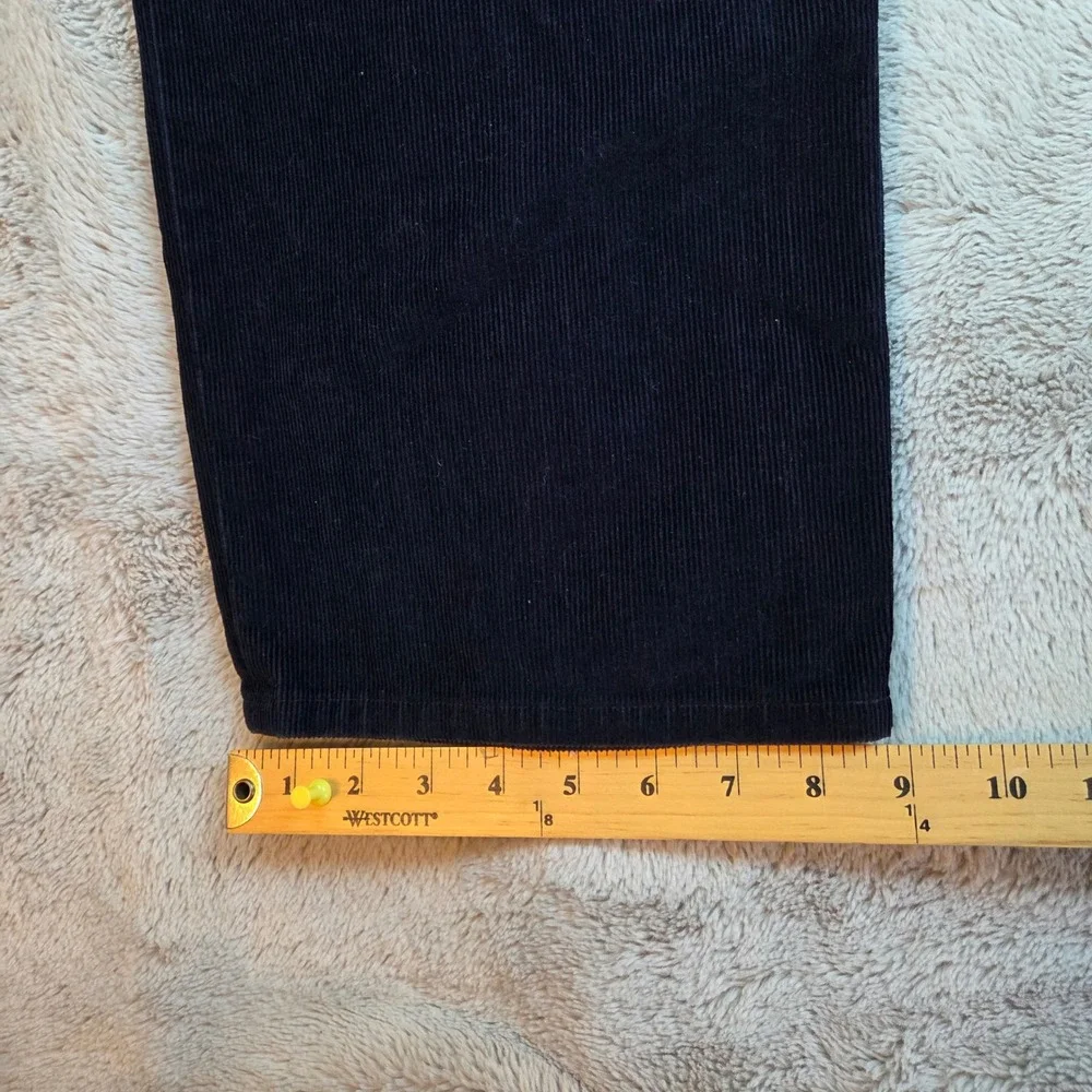 Brooks Brothers 346 Corduroy Pants Mens 36x32 Navy Blue Straight Leg Cotton - Picture 5 of 8